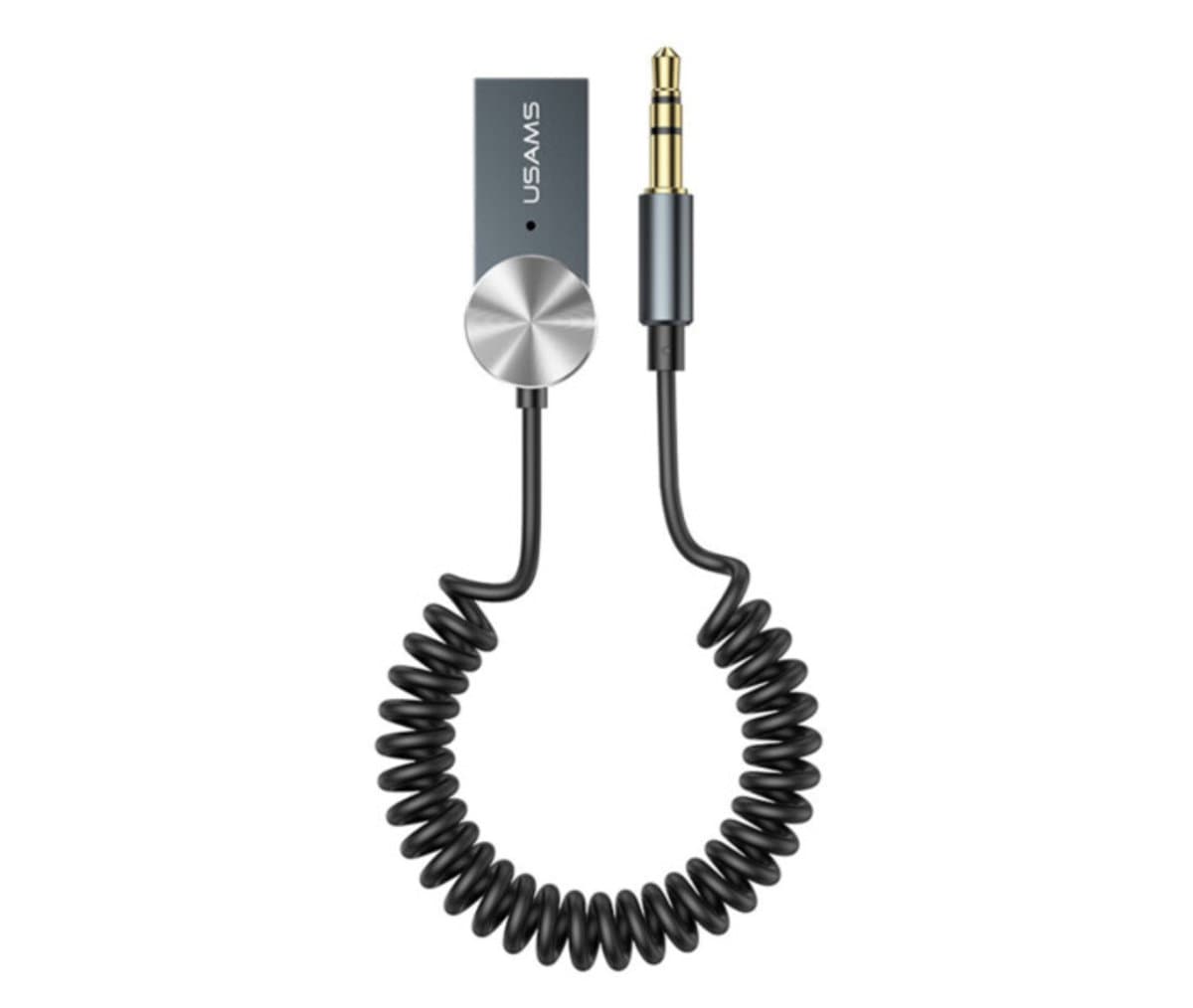 Bluetooth-трансмітер ресивер Usams US-SJ464 Car Wireless Audio Receiver BT5.0 Tarnish (SJ464JSQ01)