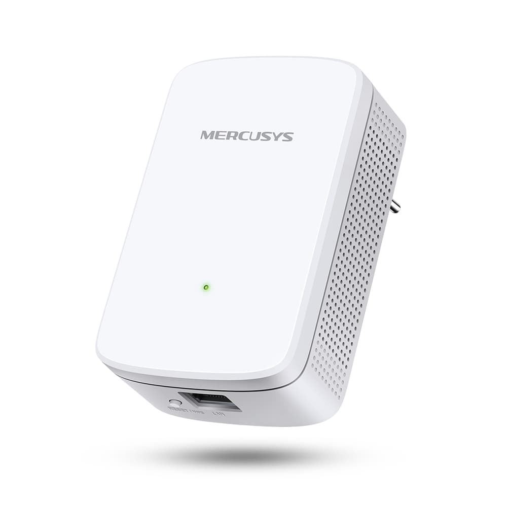 Підсилювач ретранслятор репітер Wi-Fi сигналу Mercusys ME10 N300 WPS button Fast 10/100 Mbps Port White