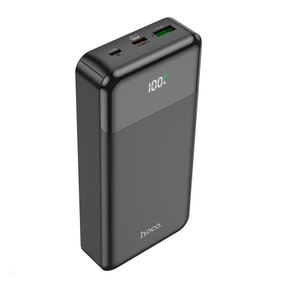 Powerbank павербанк УМБ HOCO J102A Cool figure PD20W+QC3.0 20000mAh Li-pol Black