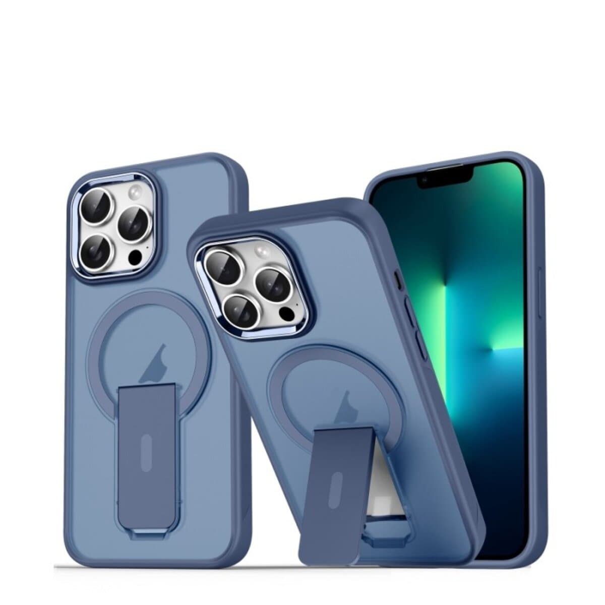 Захисний чохол-накладка Cosmic Magnetic Stand для Apple iPhone 13 Pro Blue (MagStand13PBlue)
