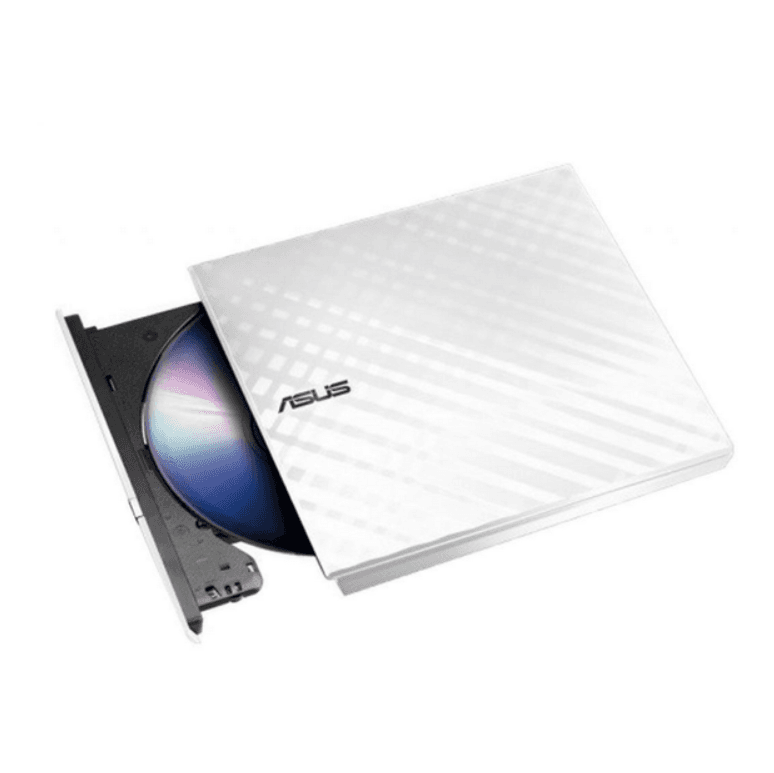 Зовнішній оптичний DVD привід Asus Lite SDRW-08D2S-U 8х External slim USB2.0 White (SDRW-08D2S-ULITE/WHITE)