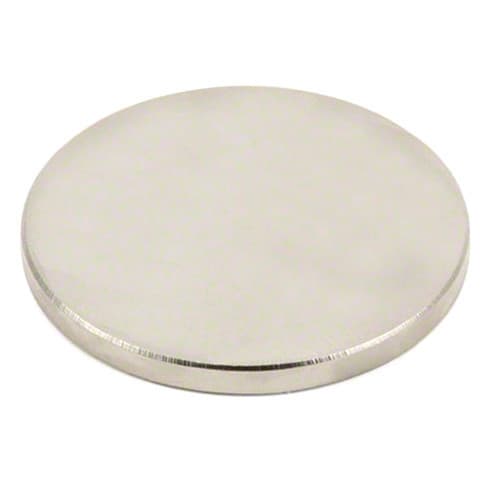 Сильний дисковий неодимовий магніт 50x5мм N35 Silver (285082)