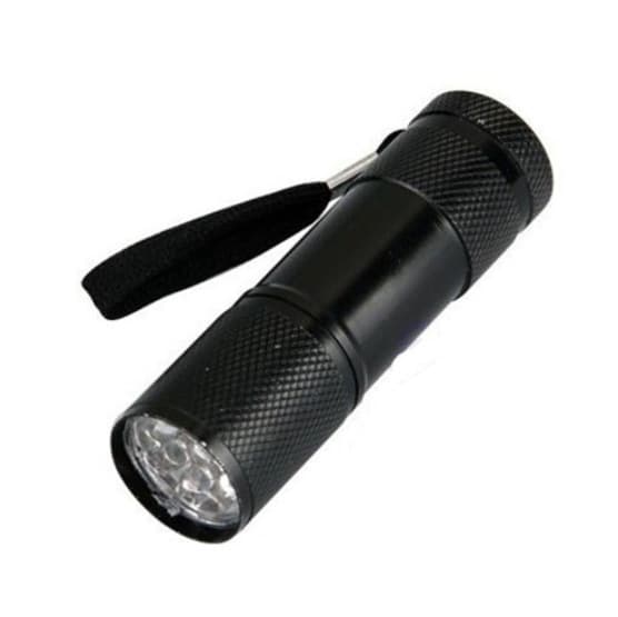 Ультрафіолетовий міні ліхтар УФ ліхтарик 395-400 нм 3xAAA Black (312641)