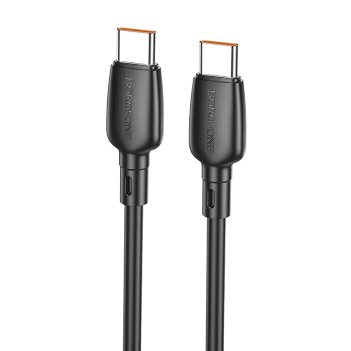 Кабель BOROFONE BX93 Super Power 100W Fast Charging Data Cable Type-C to Type-C 1m Black (BX93CCB)