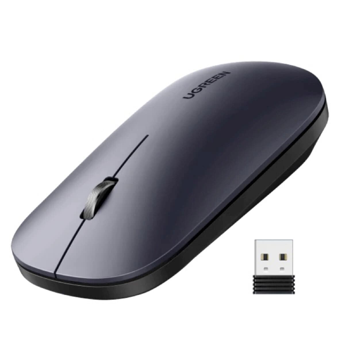 Бездротова мишка UGREEN MU001 Portable Wireless Mouse USB 4000dpi Black (UGR-90372)