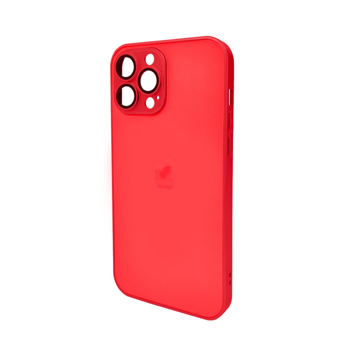 Защитный чехол-накладка AG Glass Matt Frame для Apple iPhone 13 Pro Max Coke Red (AGMattFrameiP13PMRed)