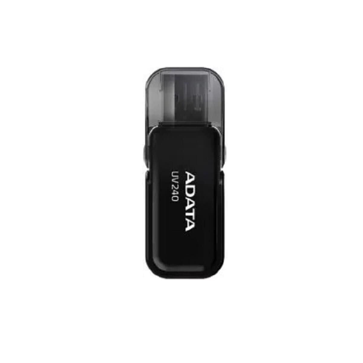 Флеш пам'ять флешка Flash A-DATA AUV 240 32Gb USB 2.0 Black (AUV240-32G-RBK)