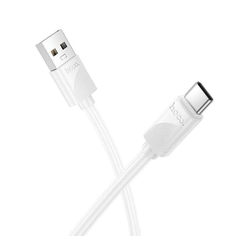 Кабель HOCO X114 Energy charging data cable USB to Type-C 1m 3A White