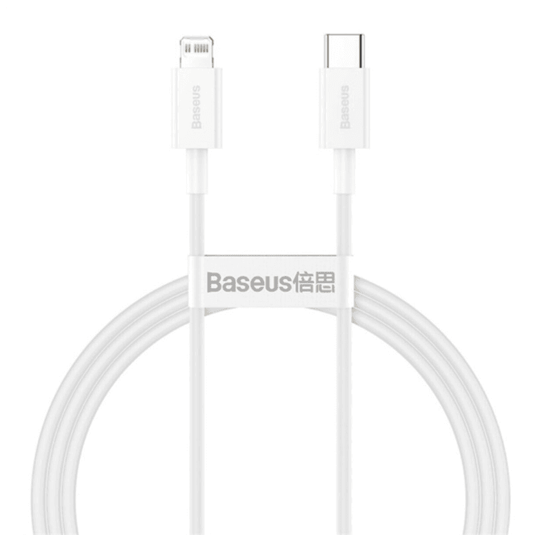Кабель Baseus Superior Series Type-C to Lightning PD 20W 1m White (CATLYS-A02)