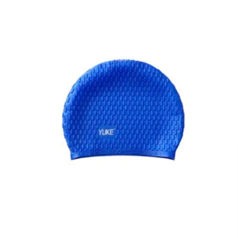 Силіконова шапочка для плавання для басейну Yuke One Size Blue (285775)