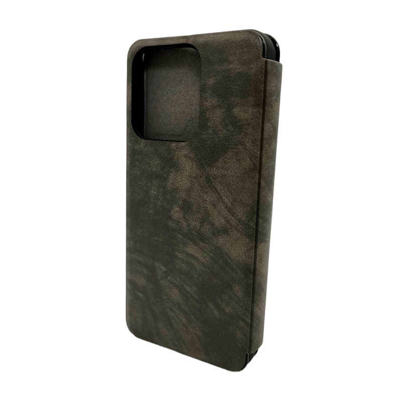 Захисний чохол-книжка Leather Premium для Xiaomi Redmi Note 13 4G Grey (LPRRmNt134GGrey)
