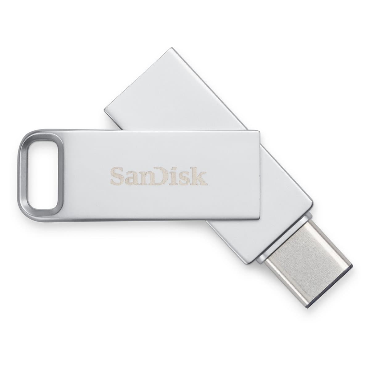Флеш пам'ять флешка SanDisk USB 3.1 Ultra Dual Luxe Type-C 64Gb 150 Mb/s Silver (SDDDC4-064G-G46)