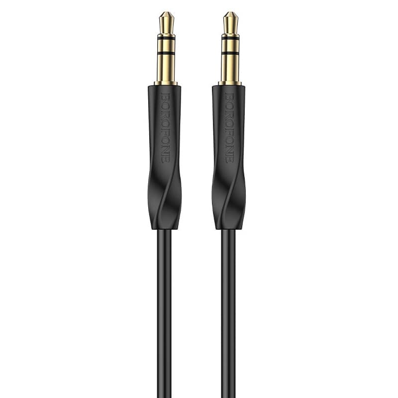Аудіокабель BOROFONE BL16 3.5mm male to 3.5mm male PVC 1m Black