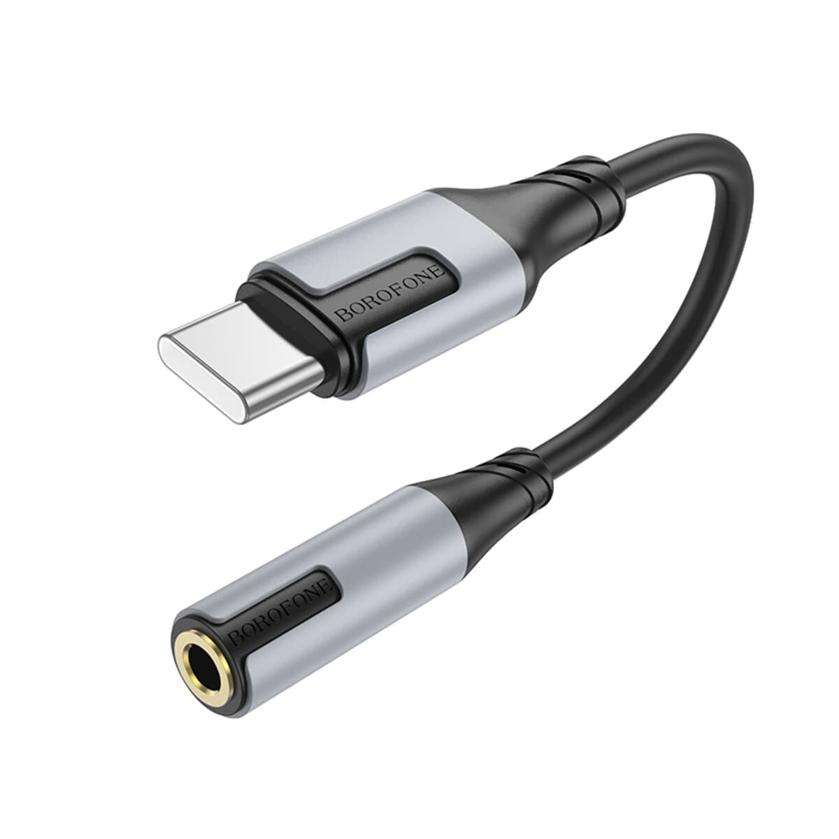 Адаптер перехідник BOROFONE BV19 Type-C to 3.5mm Creator Digital Audio Converter Black