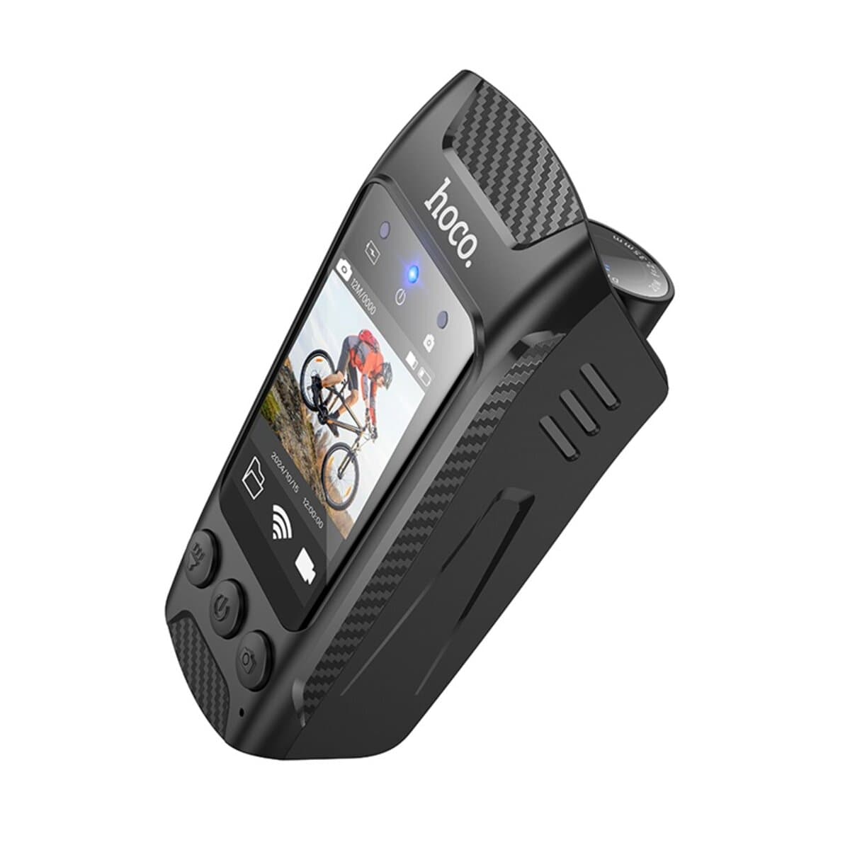 Велосипедный видеорегистратор HOCO DV104 4K Riding recorder 2'' 2500 mAh Black