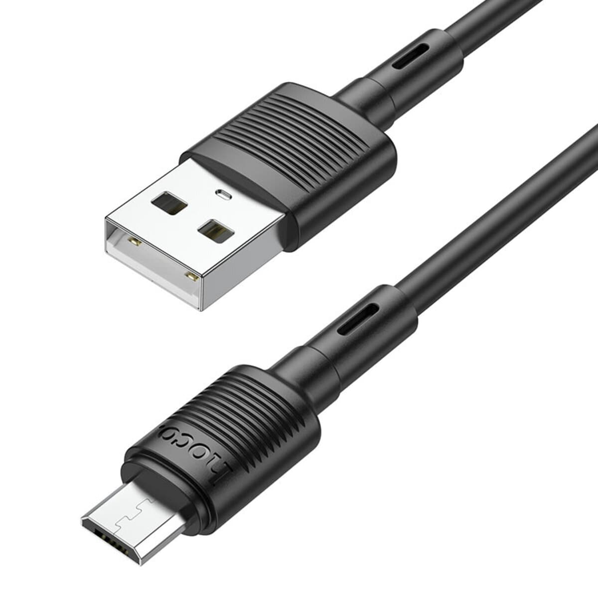 Кабель HOCO X83 USB to Micro-USB 2.4A 1m PVC connectors Black