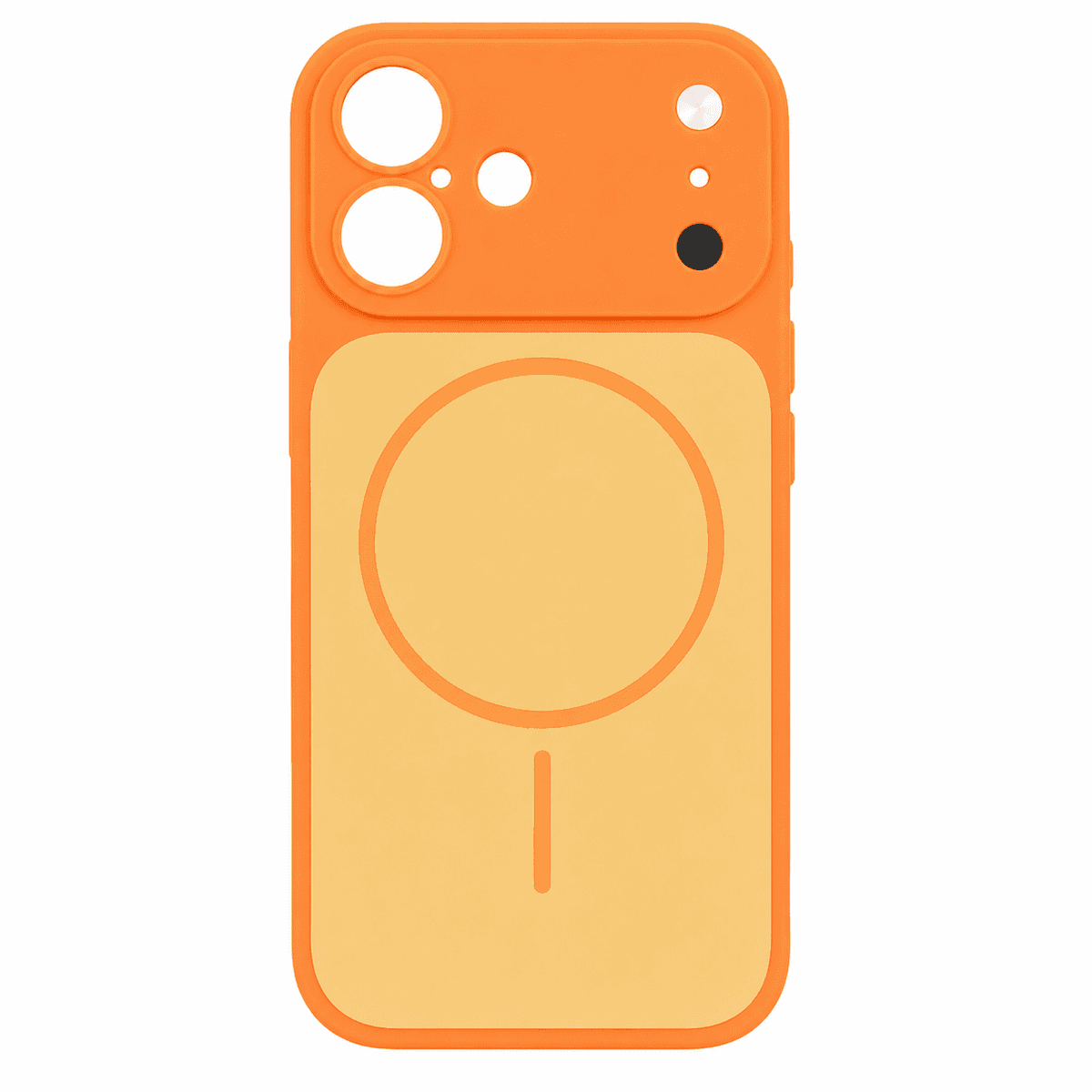 Захисний чохол-накладка Silicone Creative Variation Case MAG COVER Apple iPhone 17 Orange (MagCOViP17-4)