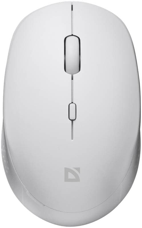 Безпровідна безшумна мишка Defender Auris MB-027 USB 3 кн 1600 dpi White (52028)