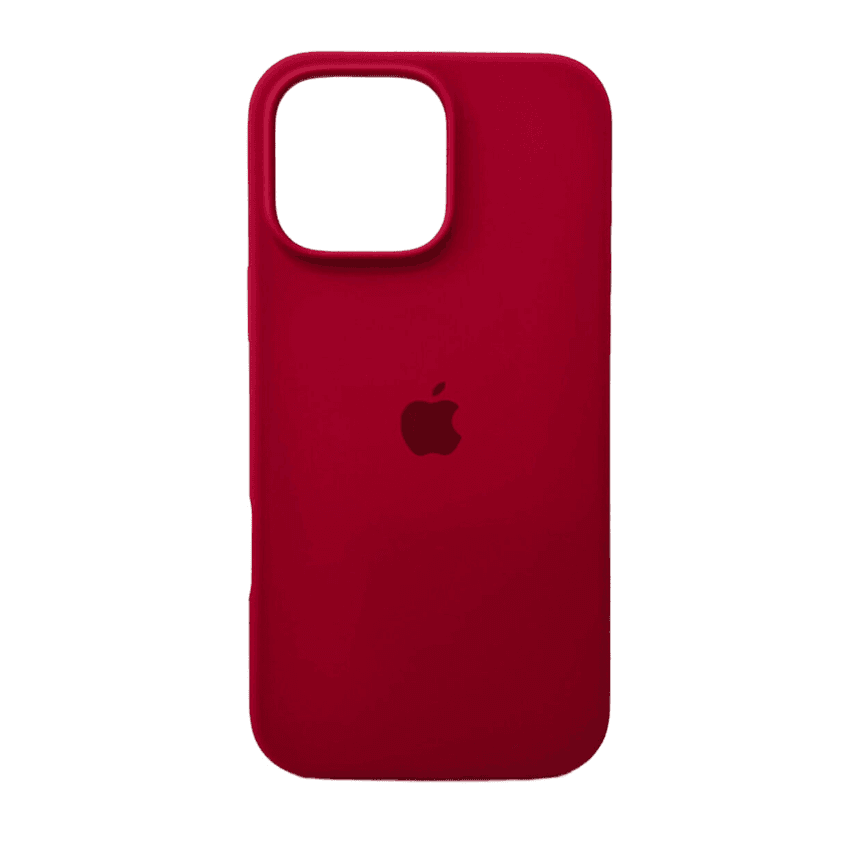 Защитный чехол-накладка Silicone Full Case AA Open Cam для Apple iPhone 16 Pro Max Maroon (FullOpeAAi16PM-35)
