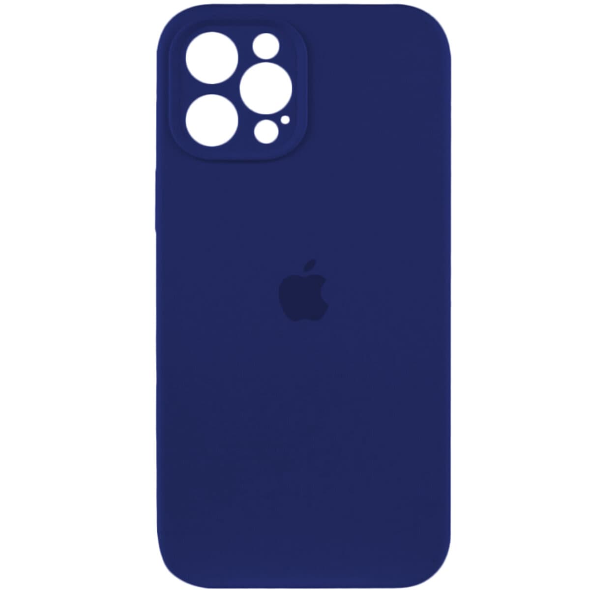 Захисний чохол-накладка Silicone Full Case AA Camera Protect для Apple iPhone 12 Pro Navy Blue (FullAAi12P-39)