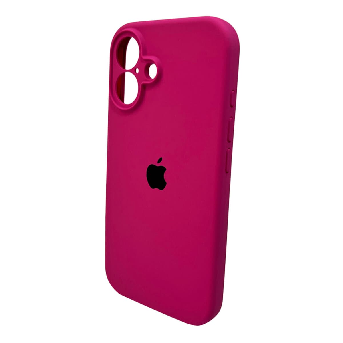 Защитный чехол-накладка Silicone Full Case AA Camera Protect для Apple iPhone 16 Dragon Fruit (FullAAi16-32)