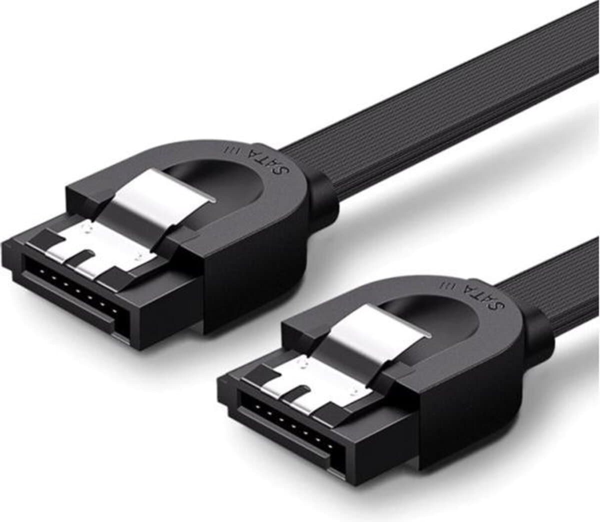 Кабель UGREEN US217 SATA 3.0 Data Cable 0.5m Black (UGR-30796)