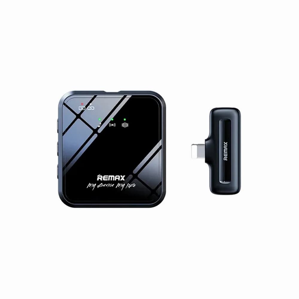 Бездротовий петличний мікрофон REMAX K11 Lightning 200mAh Black