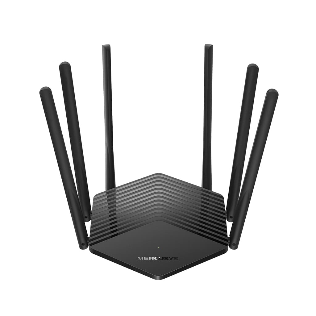 Маршрутизатор роутер Mercusys MR50G AC1900 1300Mbps 5GHz 600Mbps 2.4GHz 6 fixed antennas Black