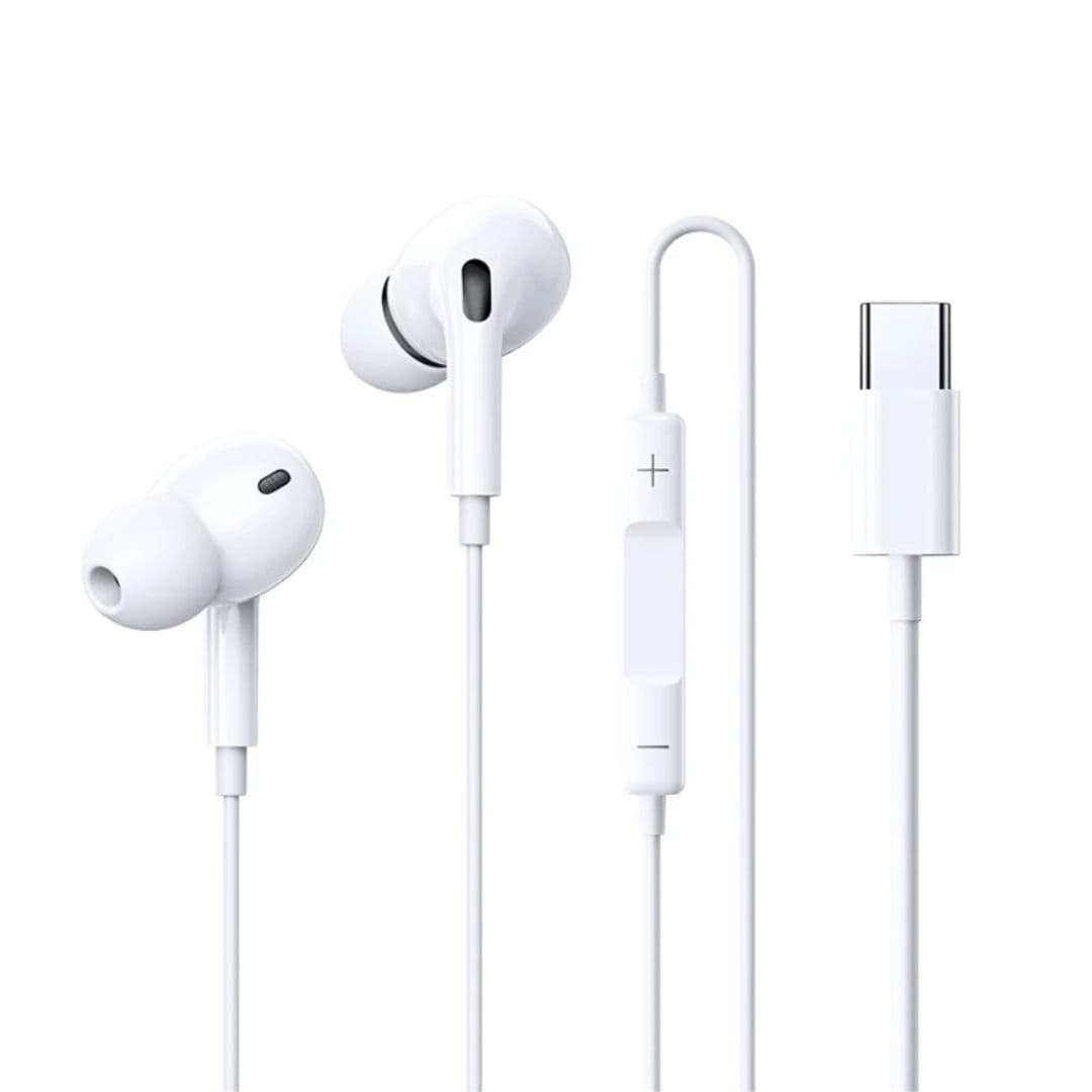 Проводные наушники REMAX RM-575/a/i Wired Earphones for Music and Call Type-C 1.2м White
