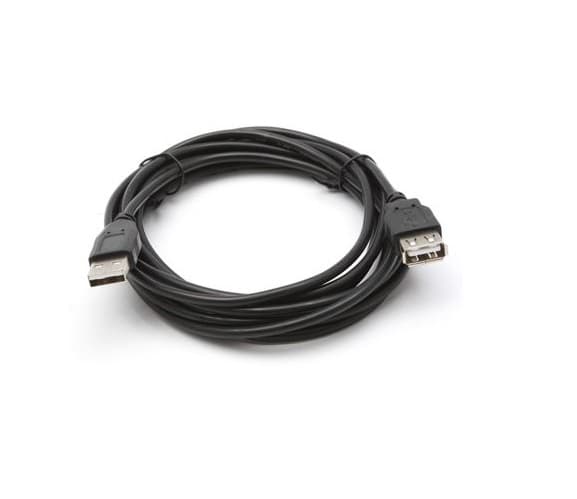 Кабель подовжувач S0520 USB AM-AF 1.8м Black
