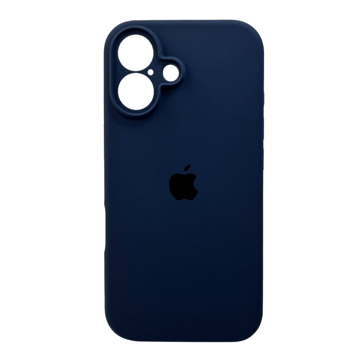 Захисний чохол-накладка Silicone Full Case AA Camera Protect для Apple iPhone 16 Dark Blue (FullAAi16-7)