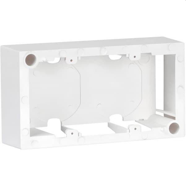 Коробка для настінного монтажу для 4 модулів Fibrain RAL9010 45х90мм White (PC5004)