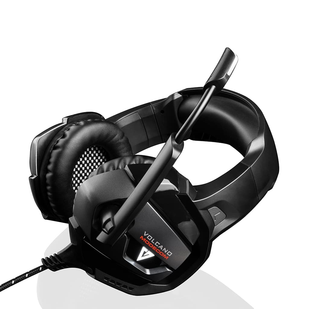 Провідні ігрові навушники гарнітура Modecom MC-859 Volcano Bow Gaming 2 x jack 3.5 Black