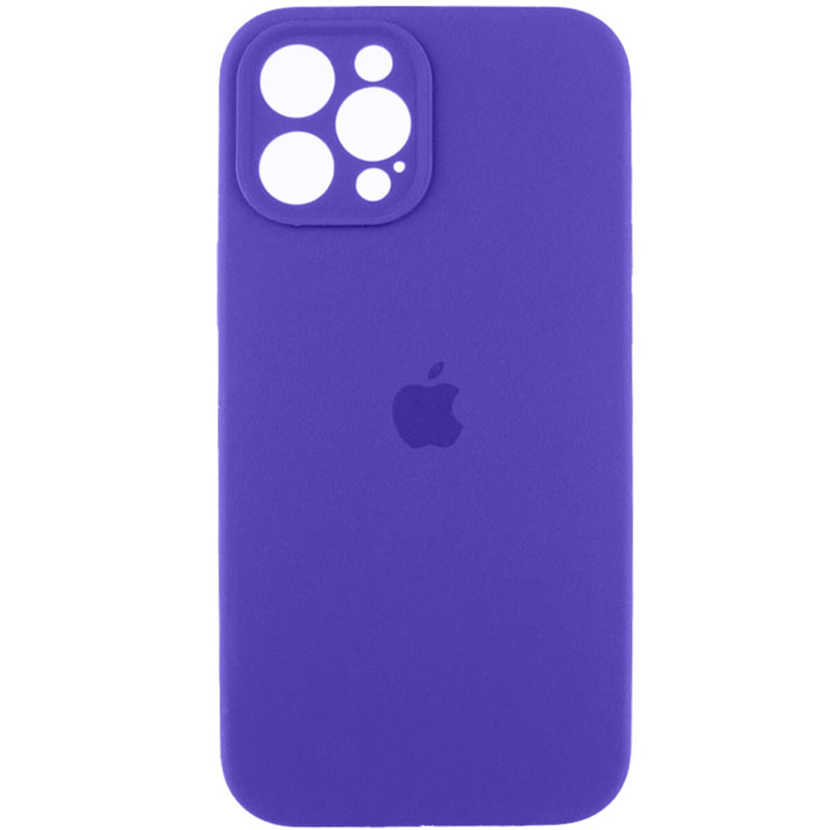 Захисний чохол-накладка Silicone Full Case AA Camera Protect для Apple iPhone 12 Pro Dark Purple (FullAAi12P-22)