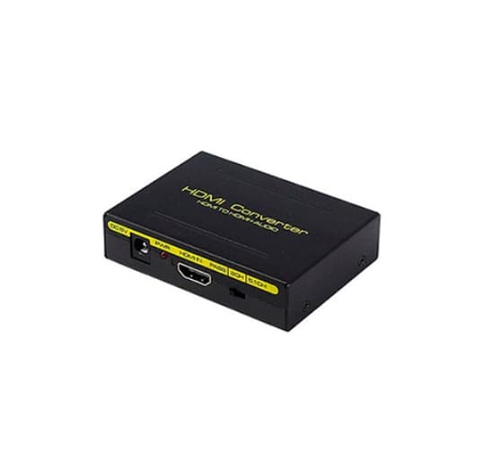 Екстрактор конвертер аудіо HDMI to SPDIF Toslink RCA тюльпан Black (284927)