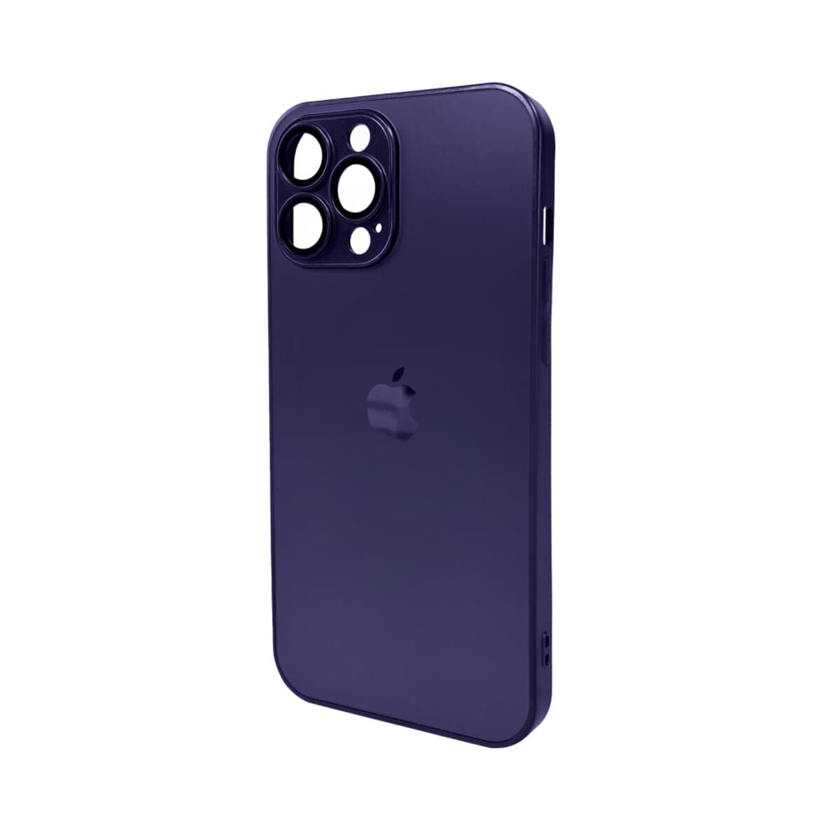 Захисний чохол-накладка AG Glass Matt Frame Color Logo для Apple iPhone 12 Pro Max Deep Purple (AGMattFrameiP12PMPurple)