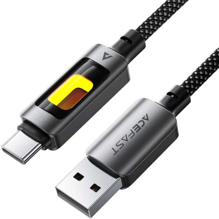 Кабель Acefast C21-04 USB 2.0 USB to Type-C M 1.2m 60W Black