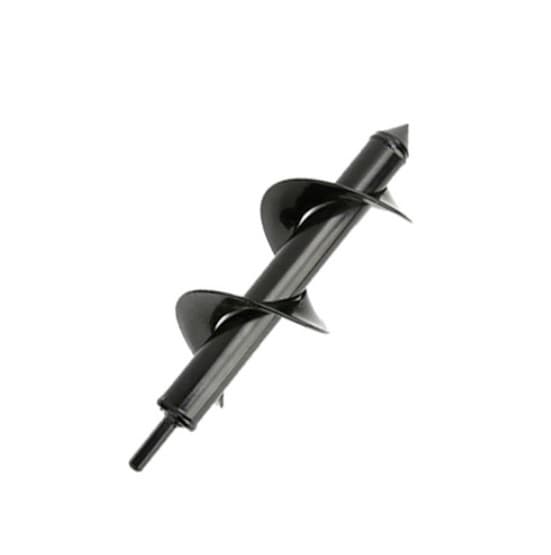 Земляной садовый бур для дрели спиральное сверло 10x30см сталь Black (511635)