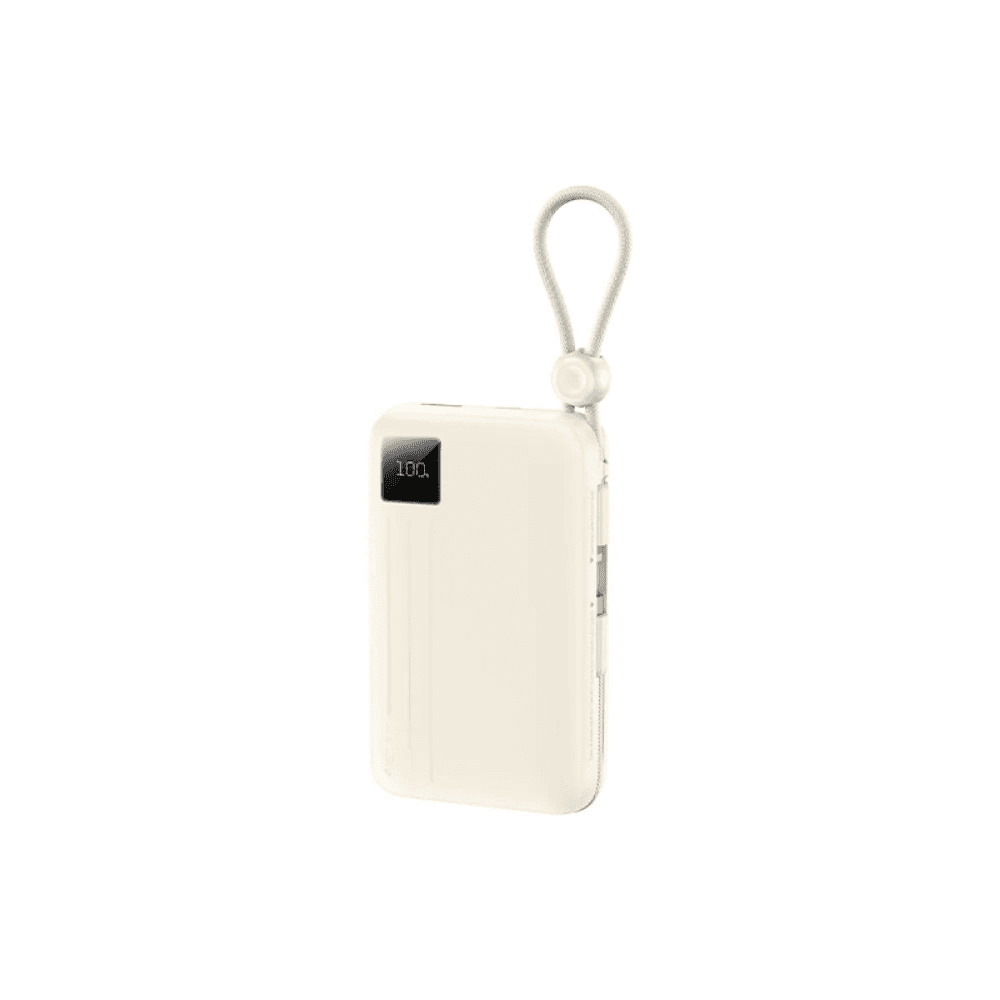 Powerbank павербанк УМБ REMAX FC-15 22.5W Dual cables fast charging 20000mAh Beige
