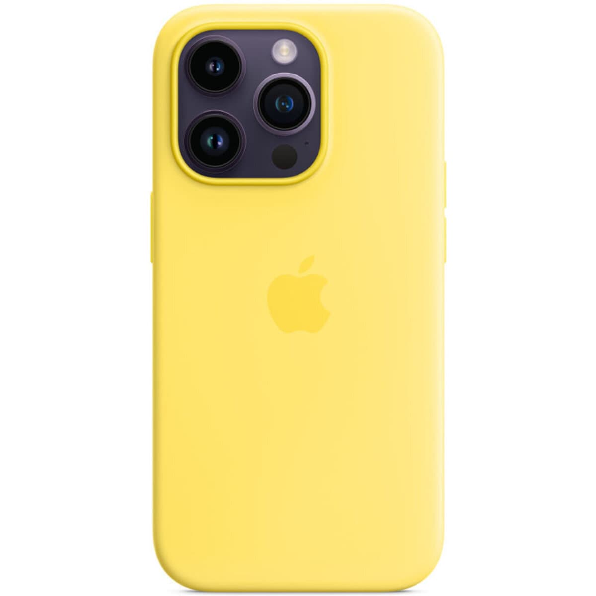 Захисний чохол-накладка Silicone Full Case AAA MagSafe IC для iPhone 14 Pro Canary Yellow (Orig14PCanaryYellow)