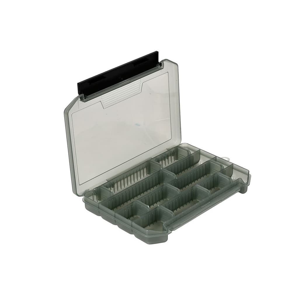Коробка для рибальських снастей Stenson 21x14.5x2.5см пластик Grey (SF24228-Br)