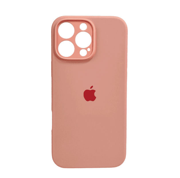 Защитный чехол-накладка Silicone Full Case AA Camera Protect для Apple iPhone 16 Pro Max Grapefruit (FullAAi16PM-37)