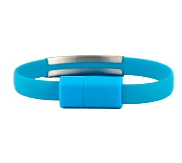 Кабель браслет S0602 USB to Lightning RTL Blue
