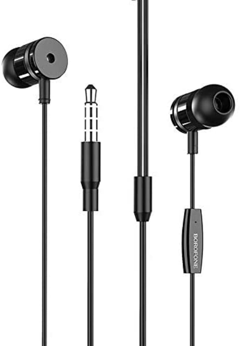 Дротові навушники BOROFONE BM31 Mysterious universal earphones with mic 3.5мм 1.2м Black (BM31B)