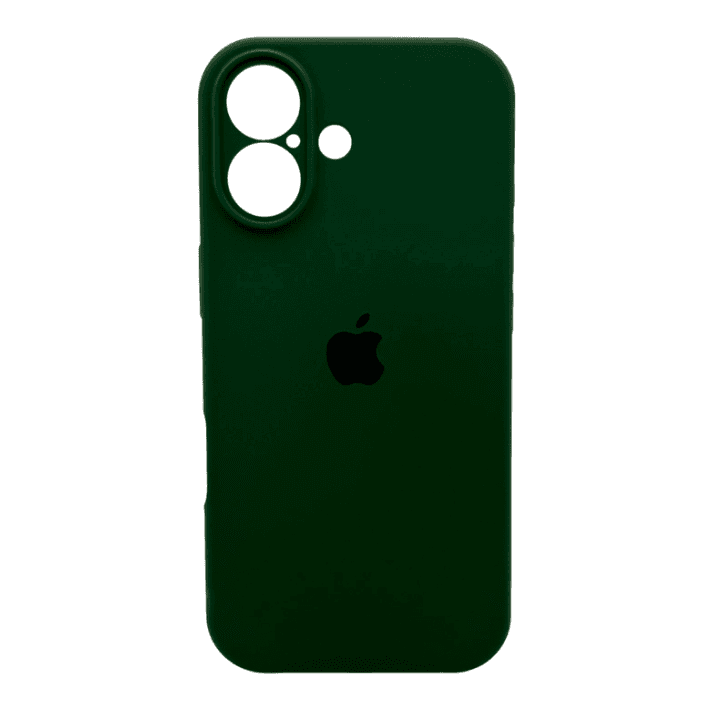 Захисний чохол-накладка Silicone Full Case AA Camera Protect для Apple iPhone 17 Atrovirens (FullAAi17-40)