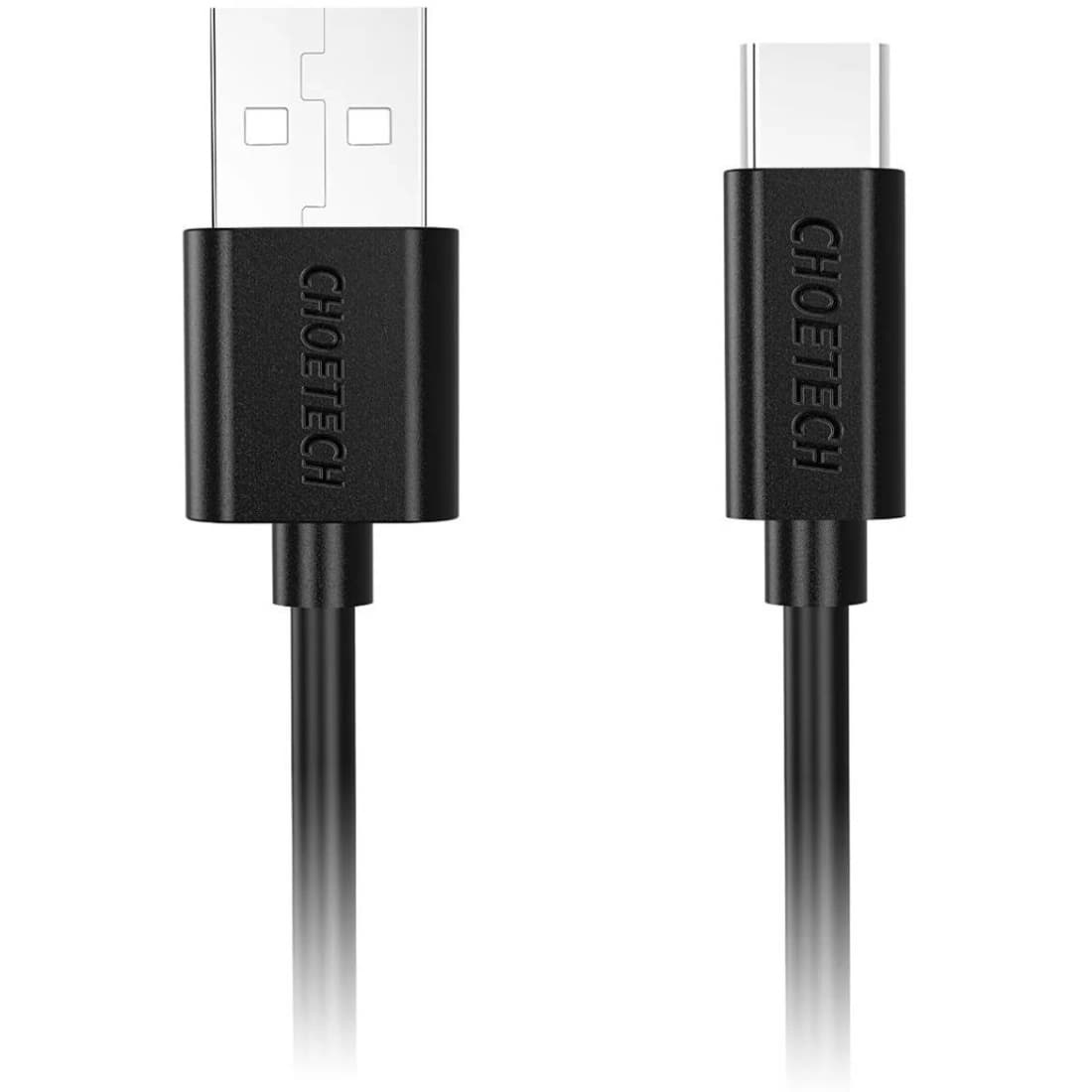 Кабель Choetech USB 2.0 AM to Type-C M 3м 18W PVC Black (AC0004-BK)