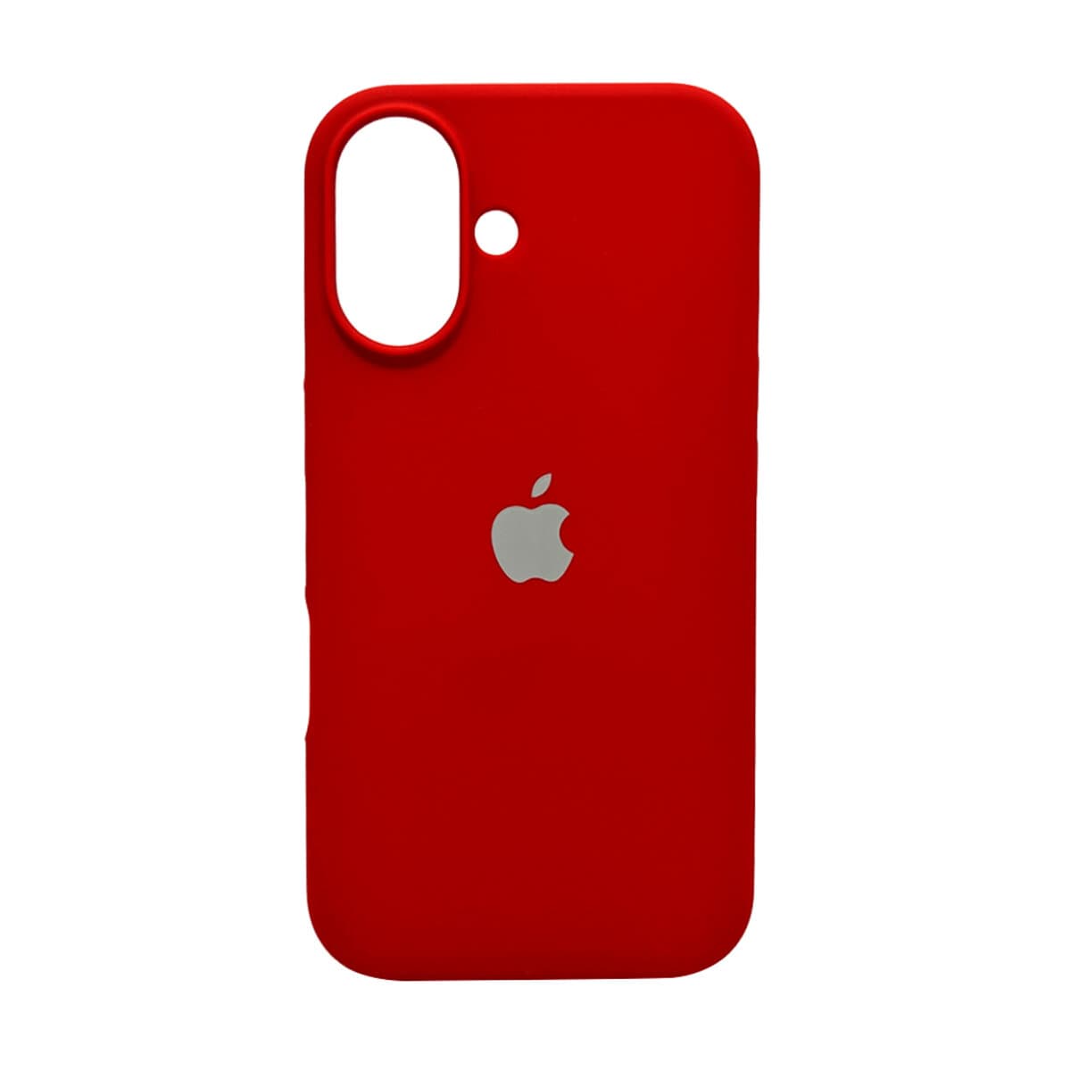 Захисний чохол-накладка Silicone Full Case AA Open Cam для Apple iPhone 16 Red (FullOpenAAi16-20)