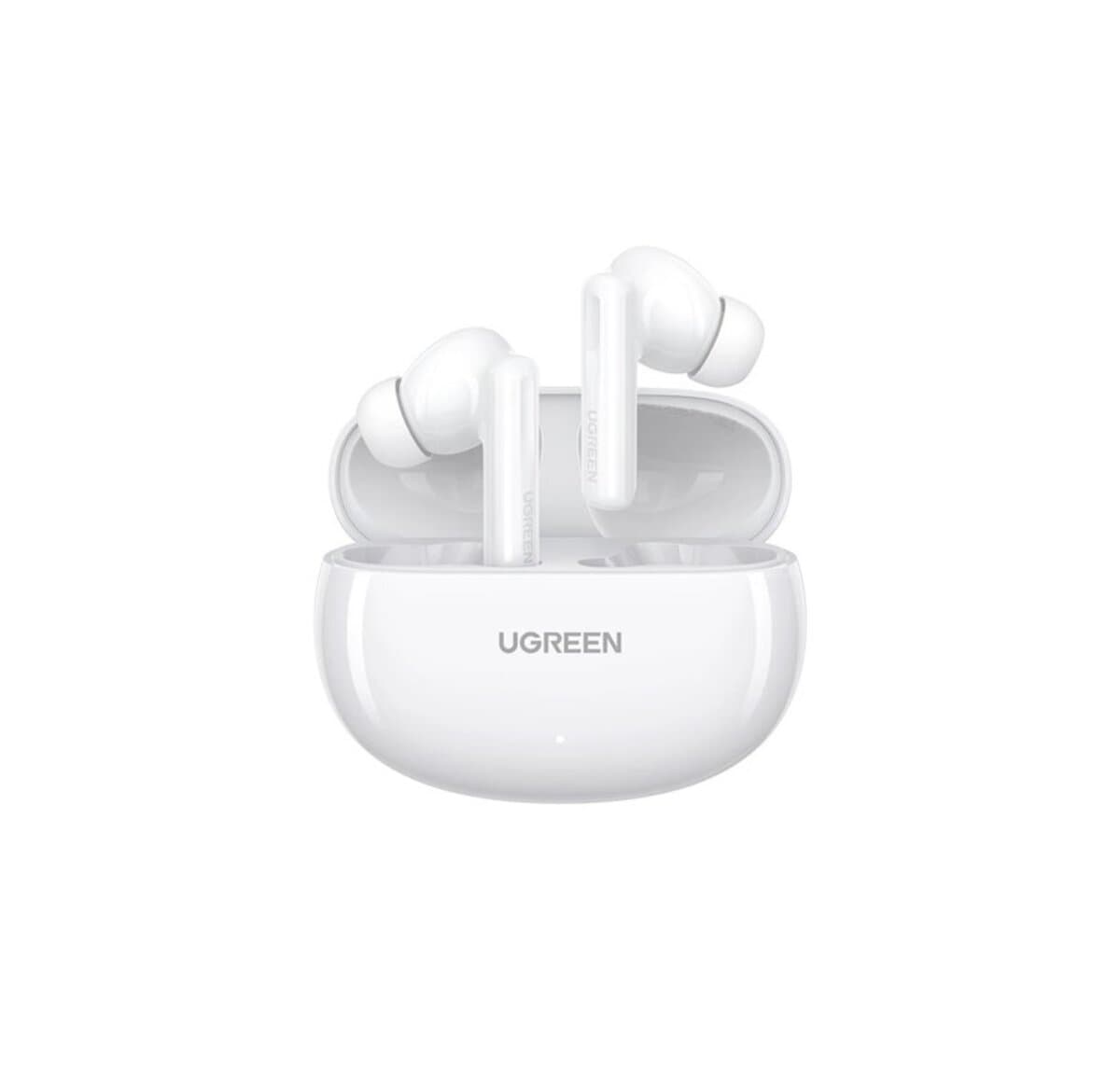 Беспроводные наушники UGREEN WS200 HiTune T6 Hybrid Active Noise-Cancelling Earbuds BT5.3 IPX5 400mAh White (UGR-15158)