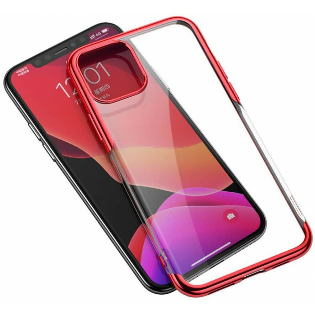 Захисний чохол-накладка Baseus Shining Case для Apple iPhone Pro Max 6.5inch 2019 Red (ARAPIPH65S-MD09)