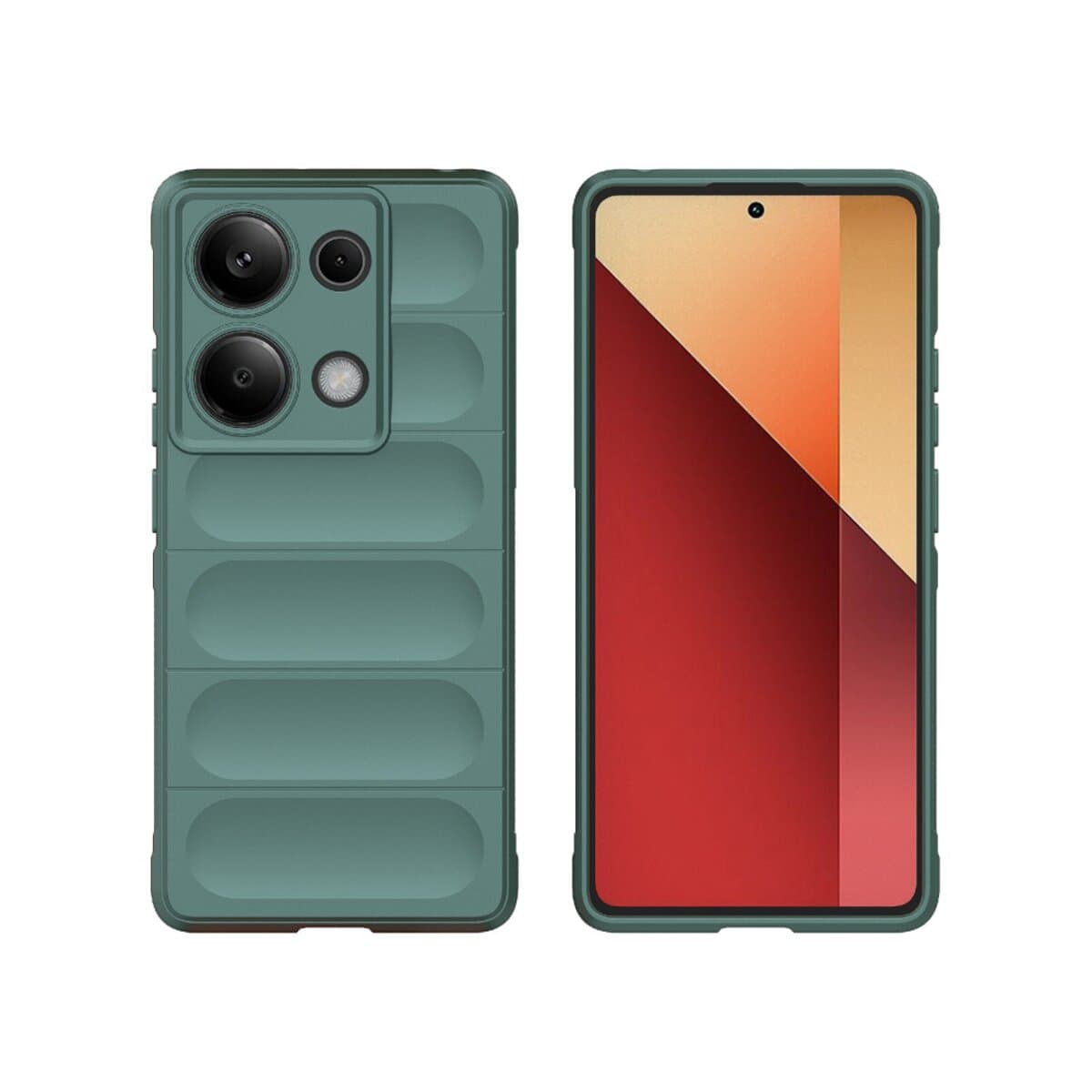 Захисний чохол-накладка Cosmic Magic Shield для Xiaomi Redmi Note 13 Pro 5G/POCO X6 5G Dark Green (MagicShXiNo13P5GGreen)